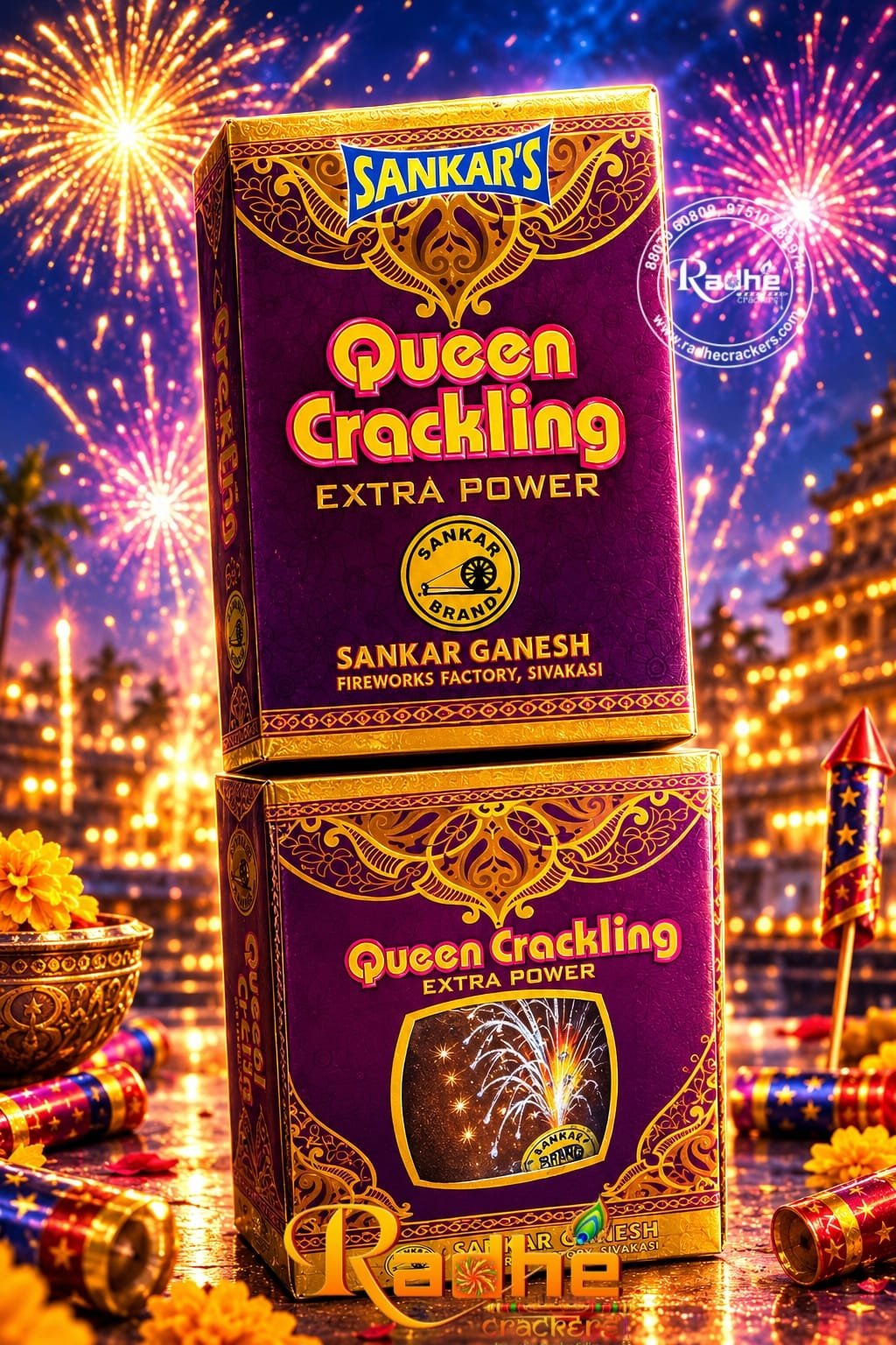 6" Queen Crackling (Full Crackling)