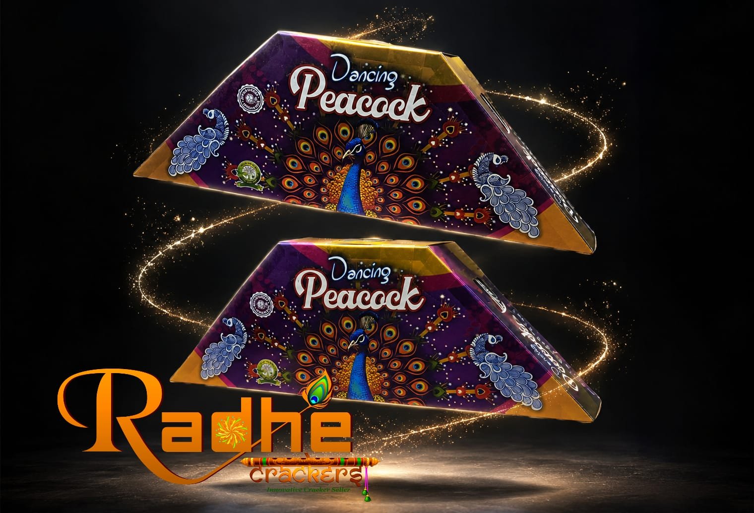 Dancinig Peacock 3 Step (multi colour)
