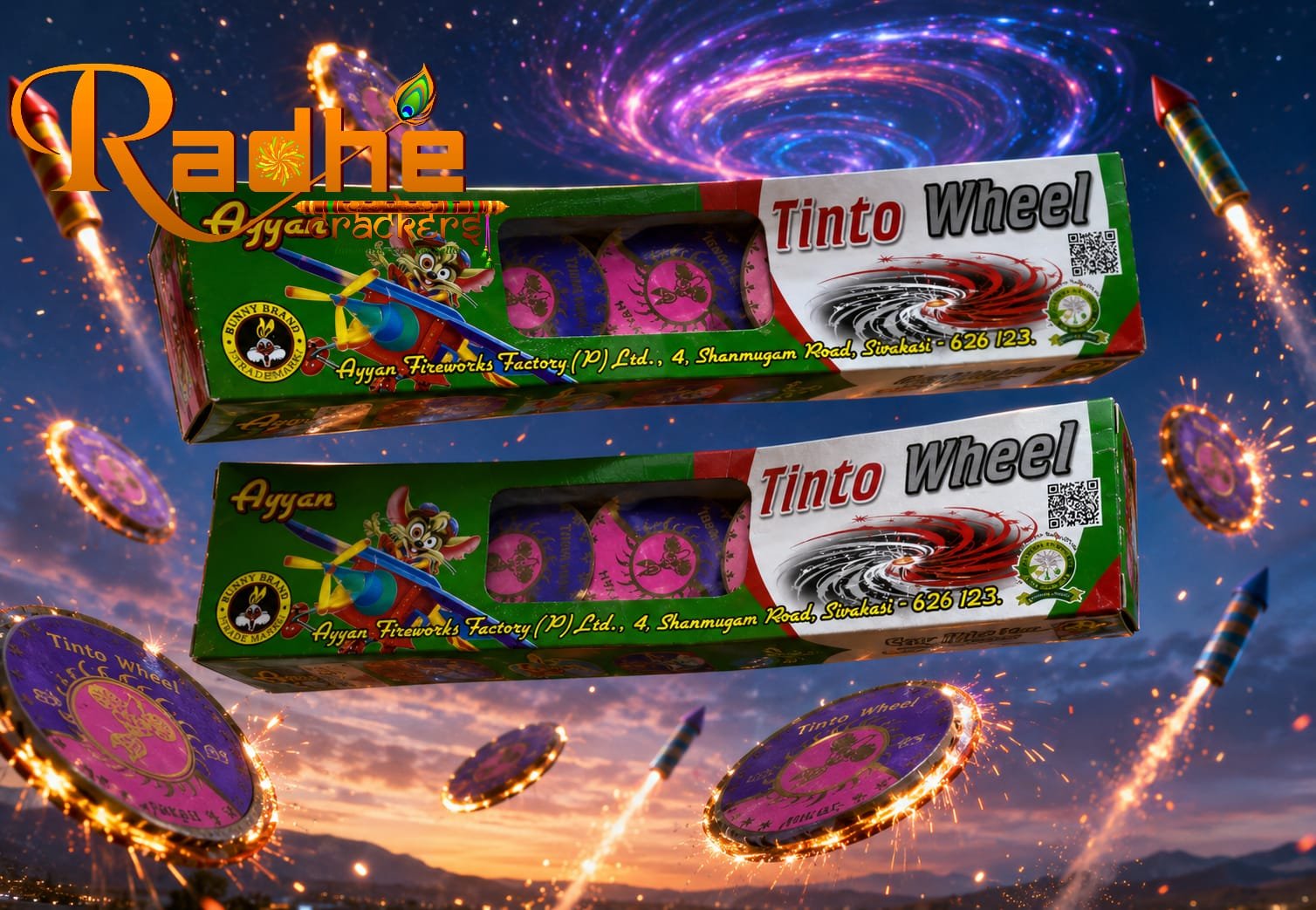 Tinto Wheel (Red and White ) Ayyan