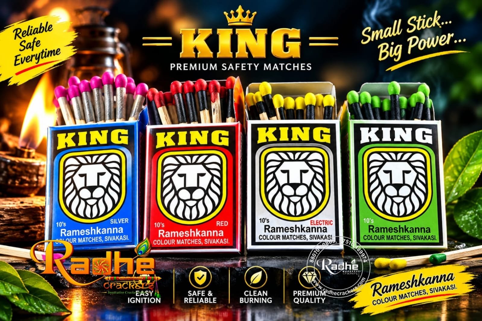 10 in 1  King Match box