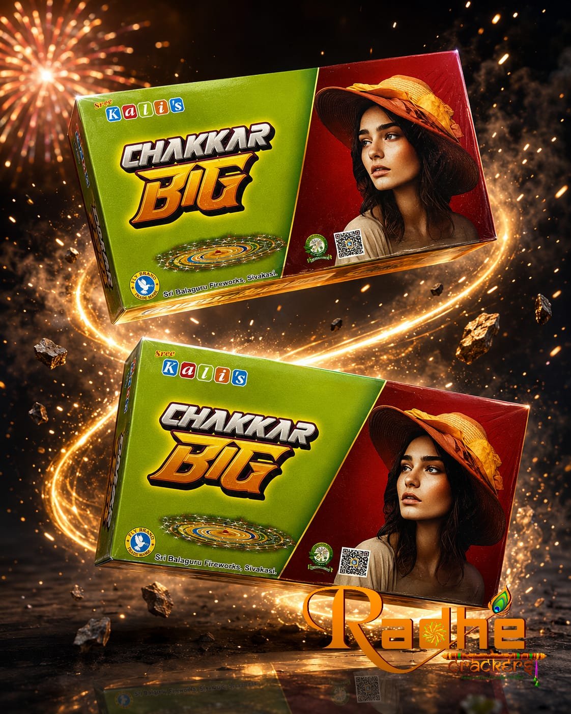 Ground Chakkar Big (25 Pcs) Spinner